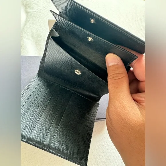 🔥Prada Nylon Tri-Fold Wallet - Picture 11 of 17